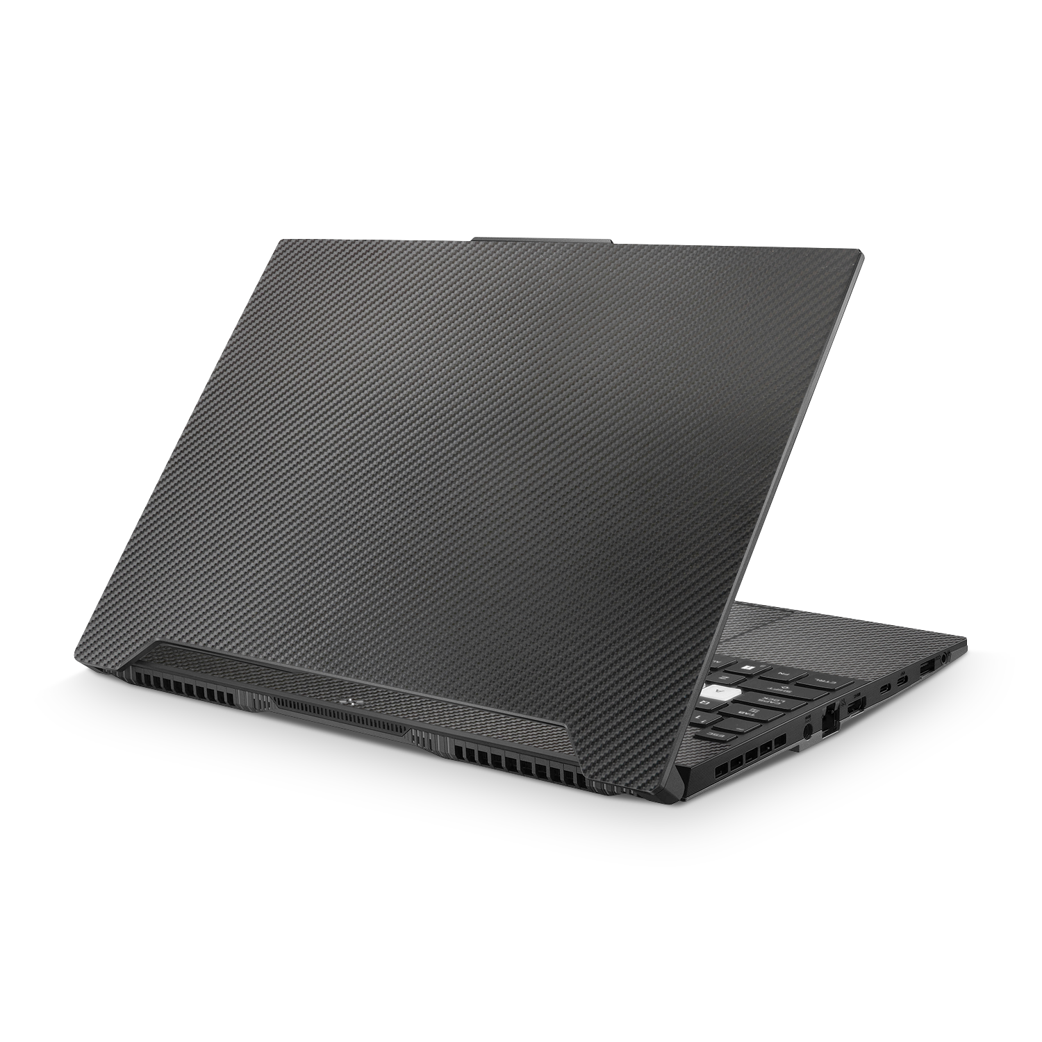 Asus Tuf Dash F15 2022 Professional Black Carbon Fiber Skin Wrap Cover