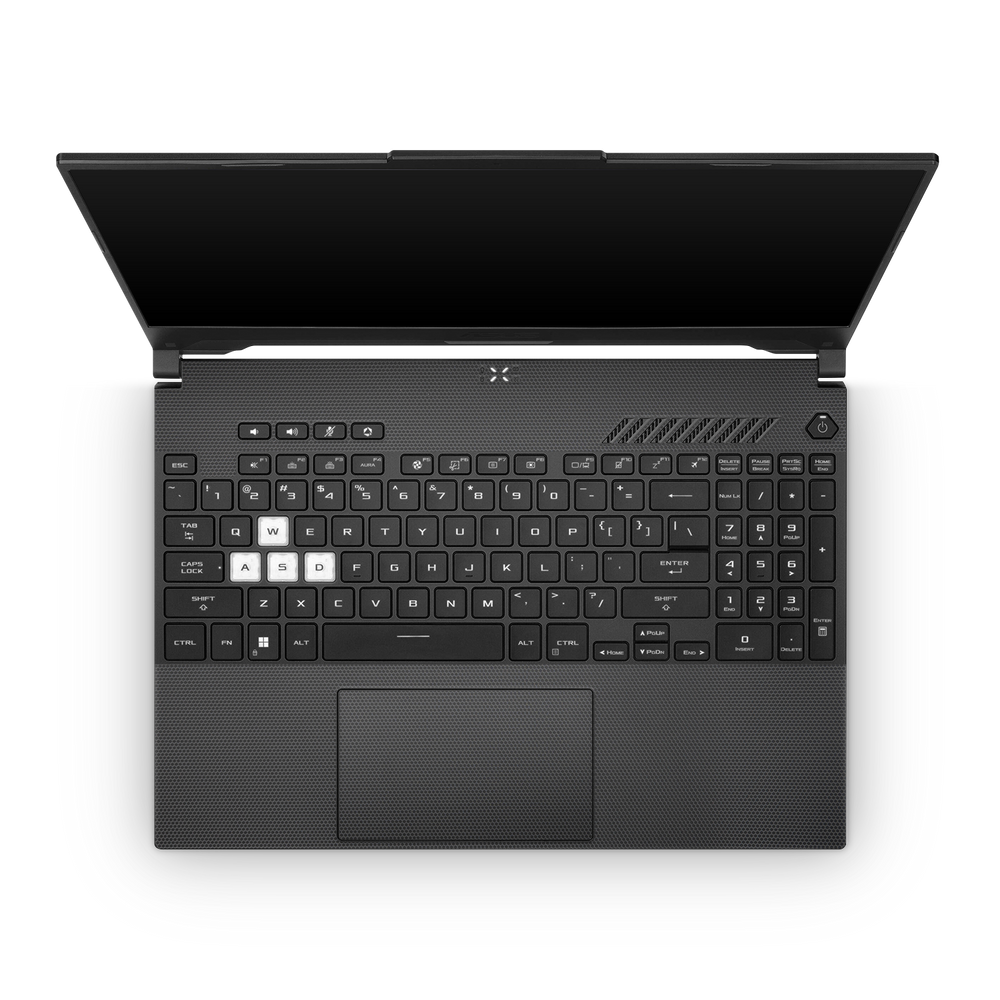 Asus Tuf Dash F15 2022 Professional Interior Black Matrix Skin Wrap Cover