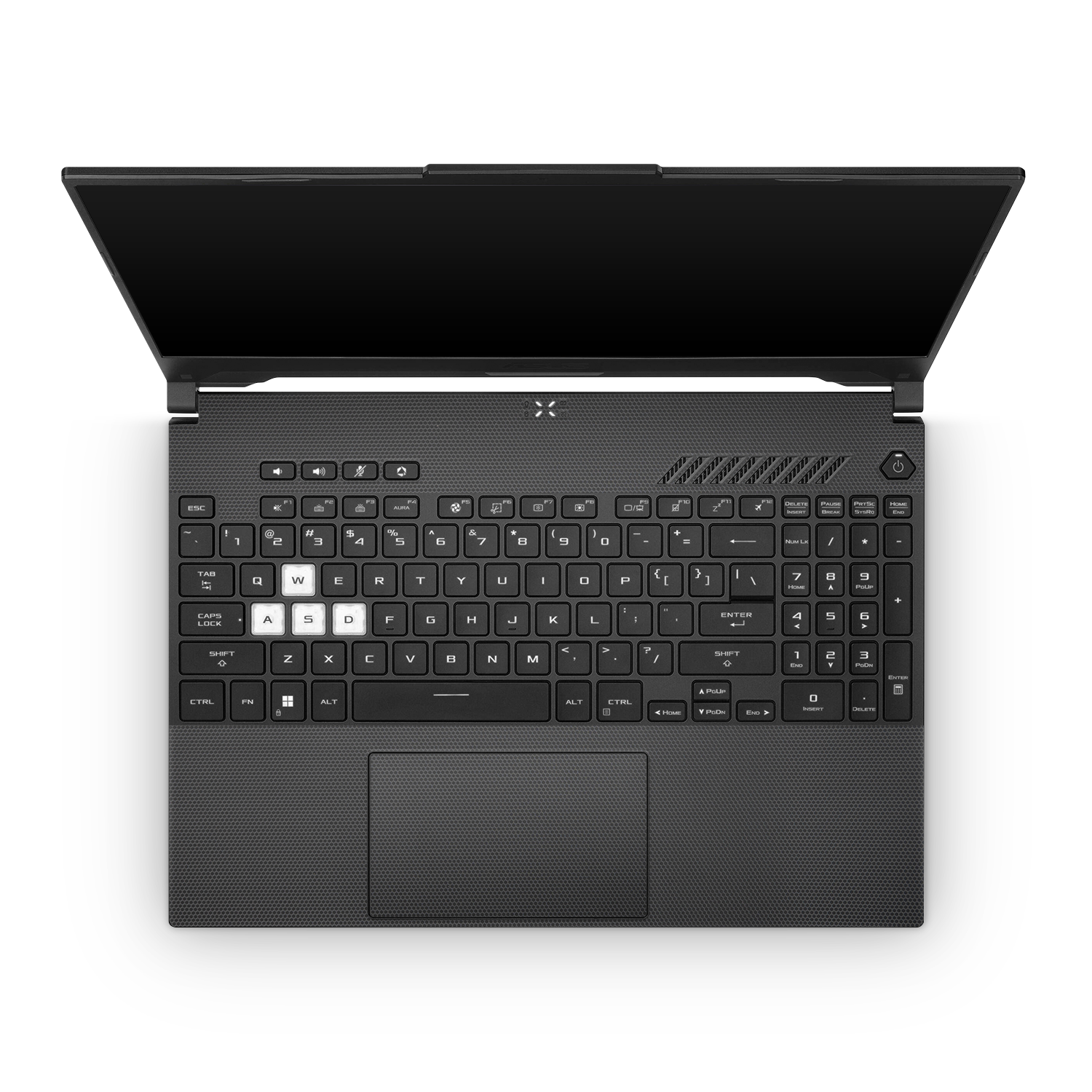 Asus Tuf Dash F15 2022 Professional Interior Black Matrix Skin Wrap Cover