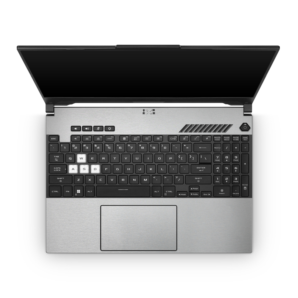 Asus Tuf Dash F15 2022 Professional Interior Brushed Aluminum Skin Wrap Cover