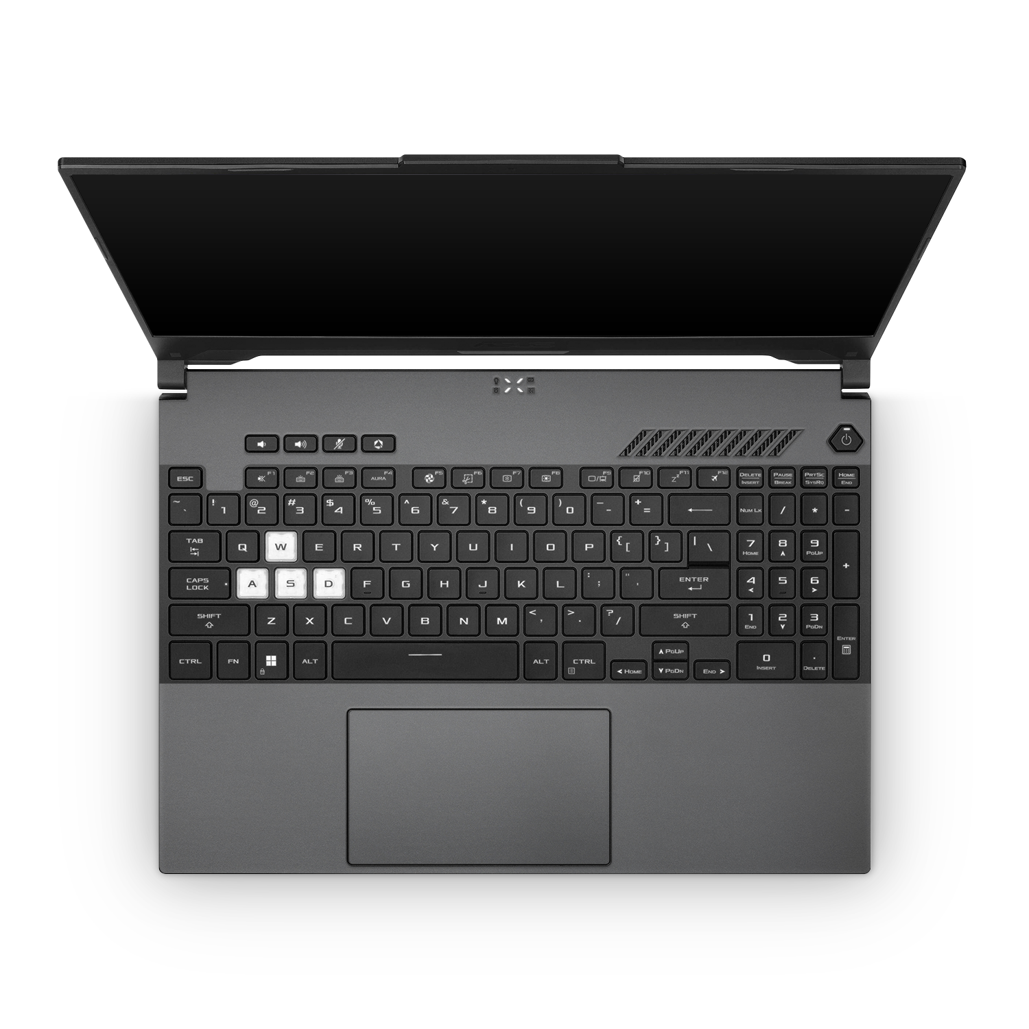 Asus Tuf Dash F15 2022 Professional Interior Charcoal Grey Skin Wrap Cover