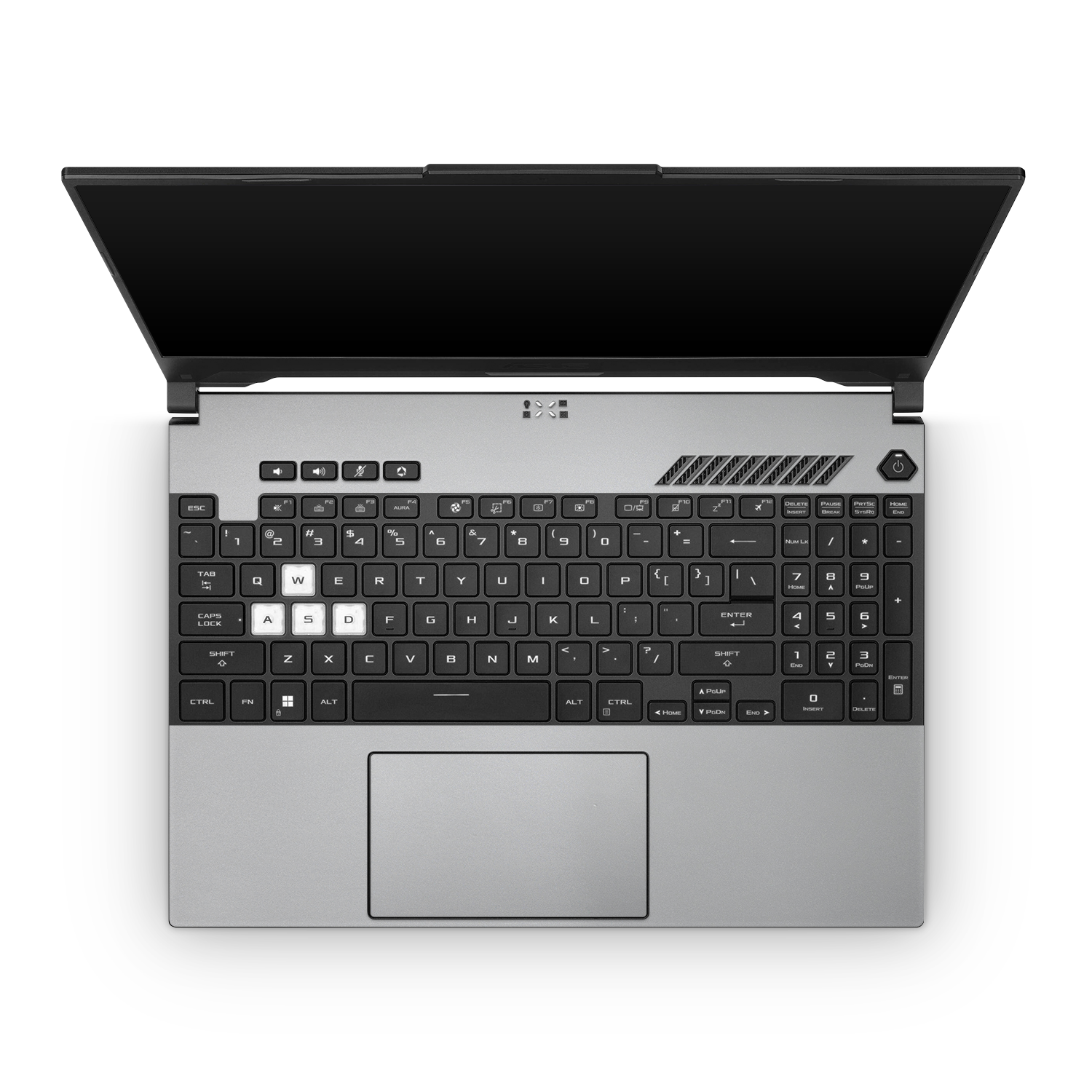 Asus Tuf Dash F15 2022 Professional Interior Satin Aluminum Skin Wrap Cover