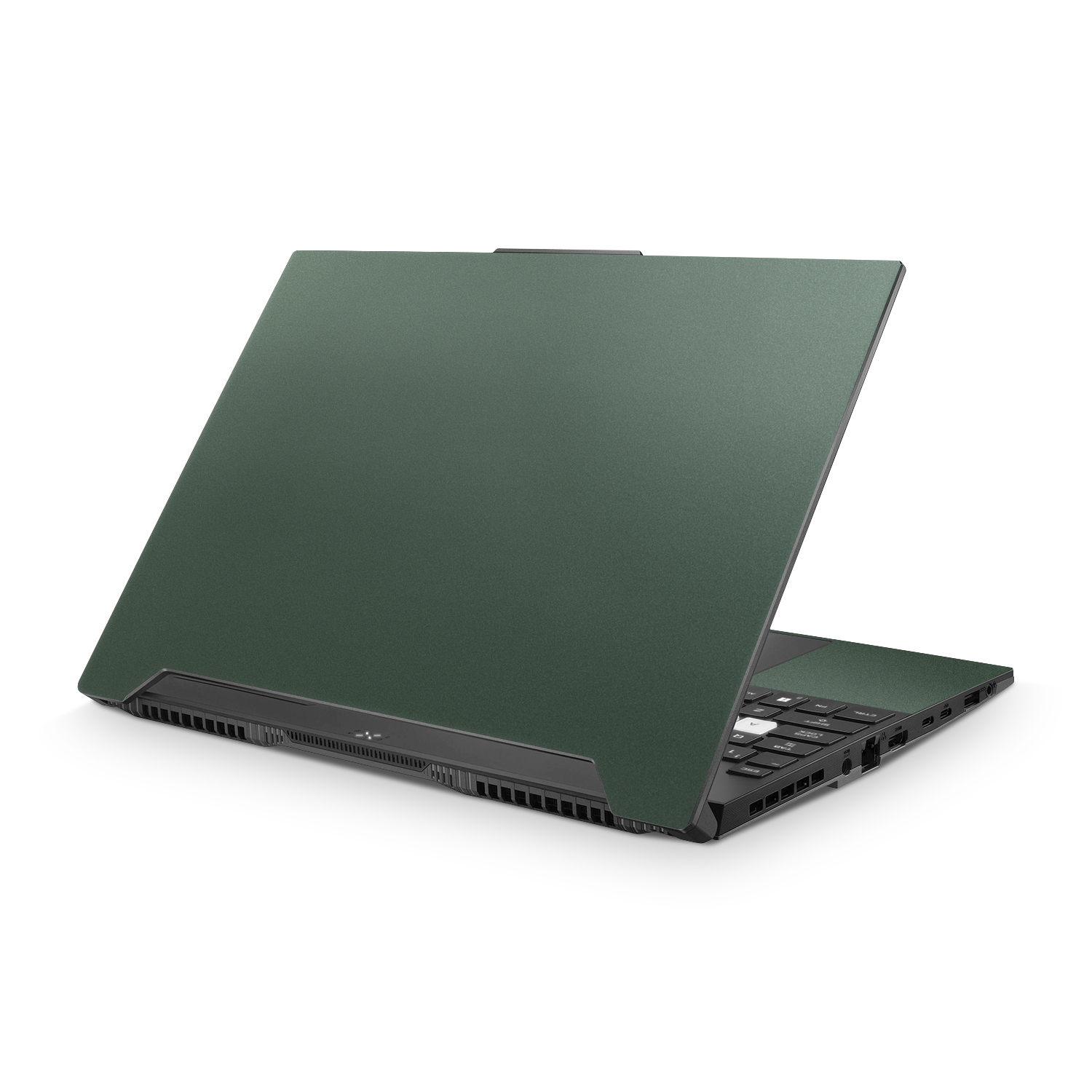 Asus TUF Dash F15 2022 Professional Matte Green Metallic Skin Wrap Cover