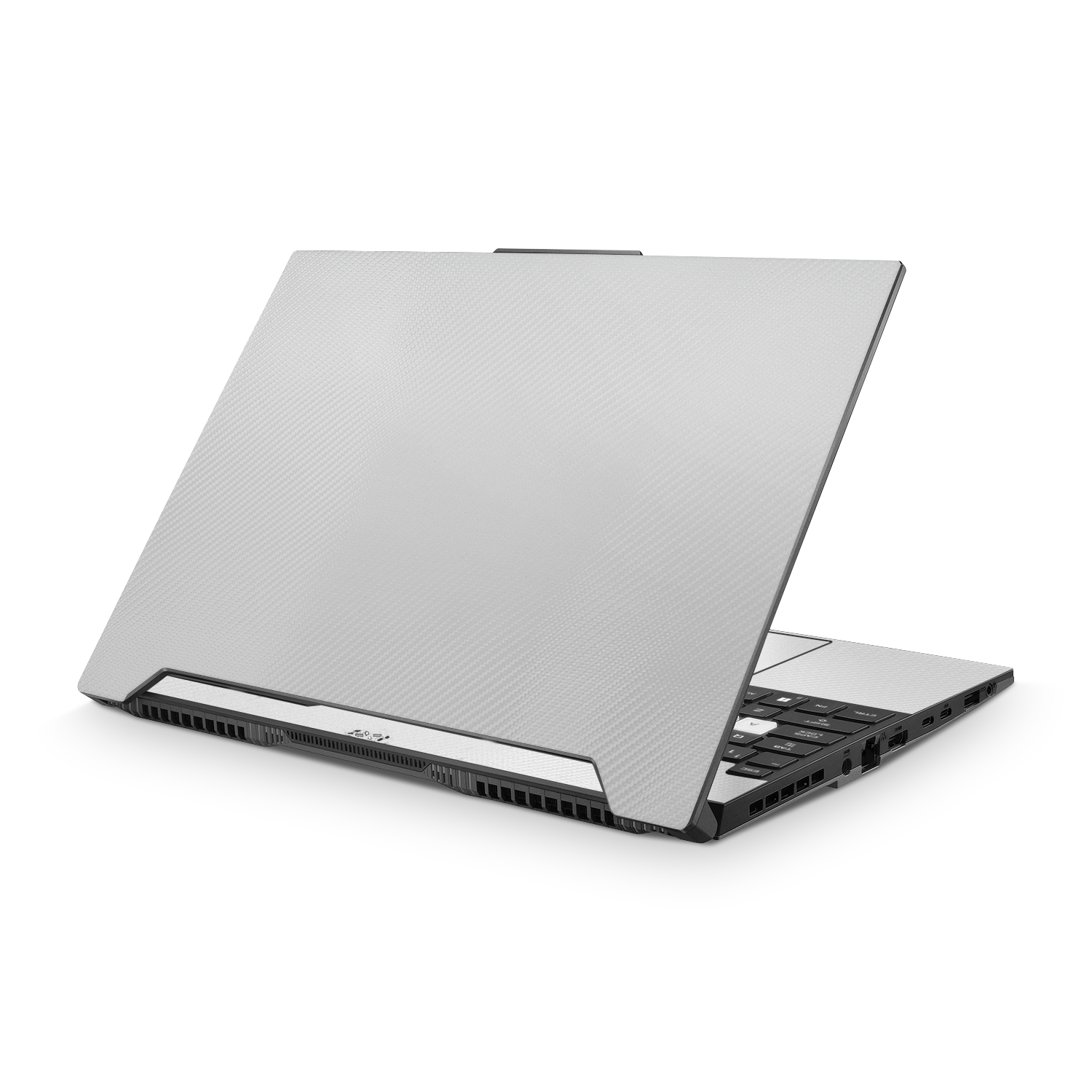 Asus Tuf Dash F15 2022 Professional White Carbon Fiber Skin Wrap Cover