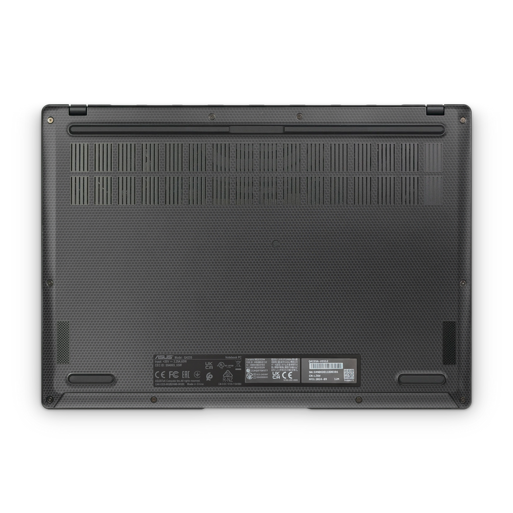 Asus Vivobook S14 2025 Professional Bottom Black Matrix Skin Wrap Cover