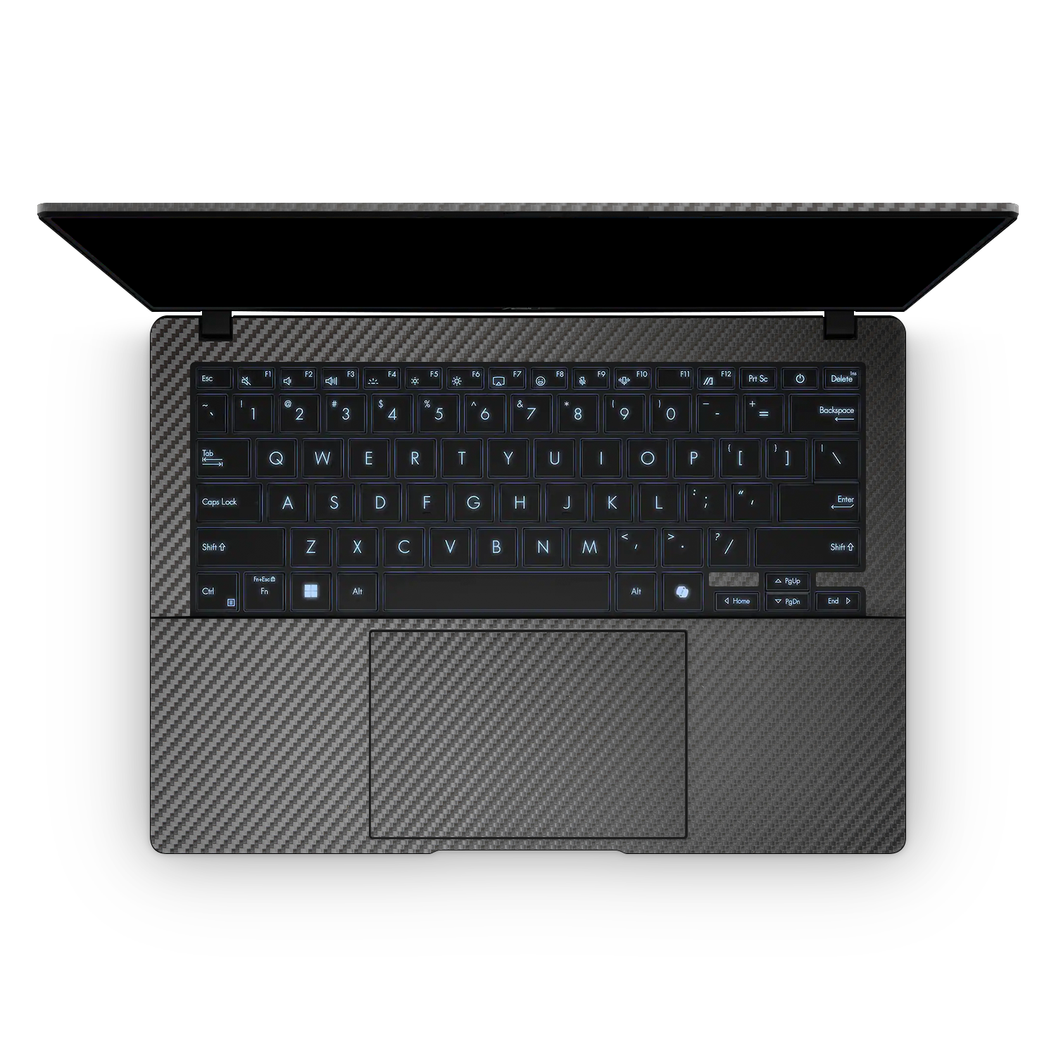 Asus Vivobook S14 2025 Professional Interior Black Carbon Fiber Skin Wrap Cover