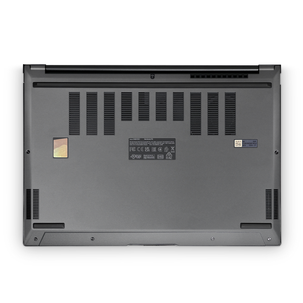 Asus Zenbook 14 Oled 2024 Premium Bottom Charcoal Grey Skin Wrap Cover