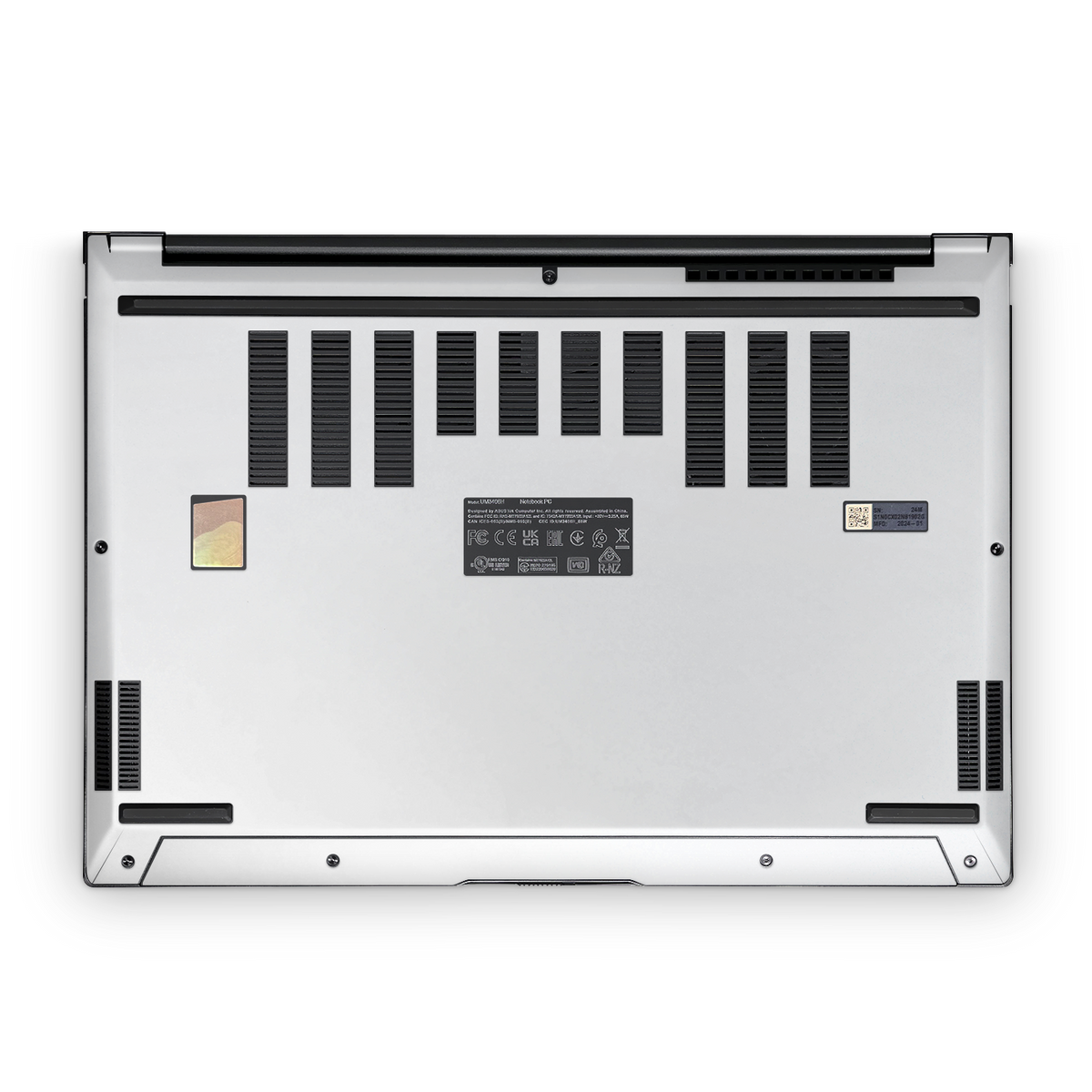 Asus Zenbook 14 Oled 2024 Premium Bottom Frosty Vanilla Skin Wrap Cover