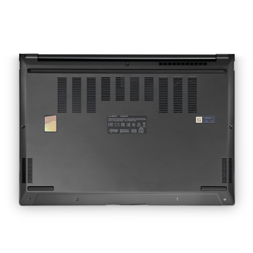 Asus Zenbook 14 Oled 2024 Premium Bottom Matte Black Skin Wrap Cover