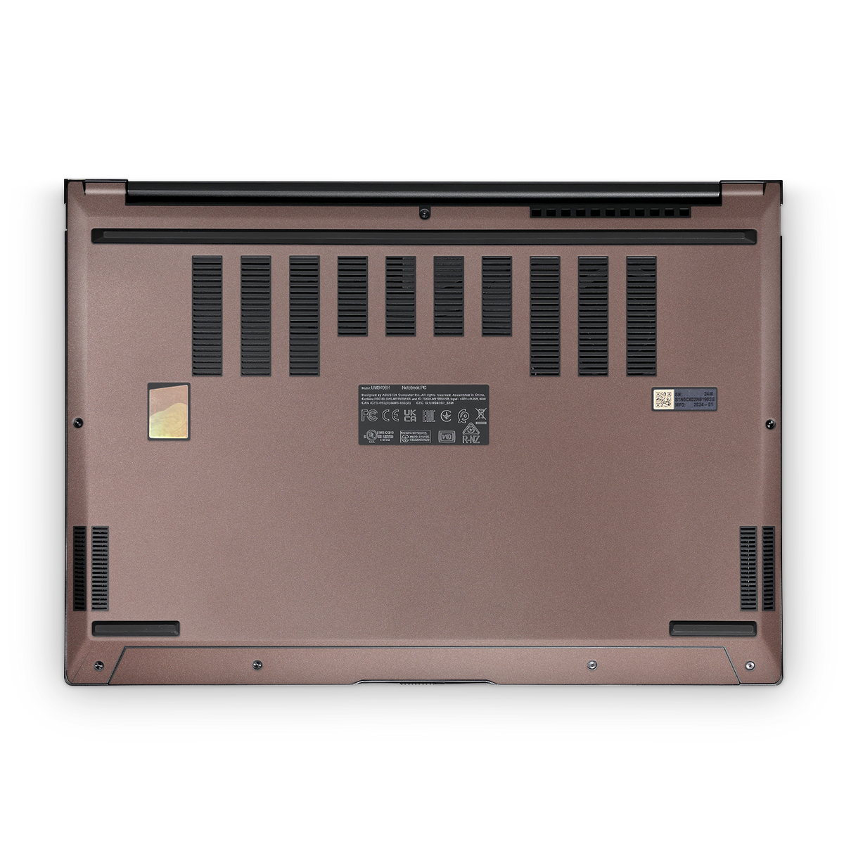 Asus Zenbook 14 Oled 2024 Premium Bottom Satin Frozen Berry Skin Wrap Cover