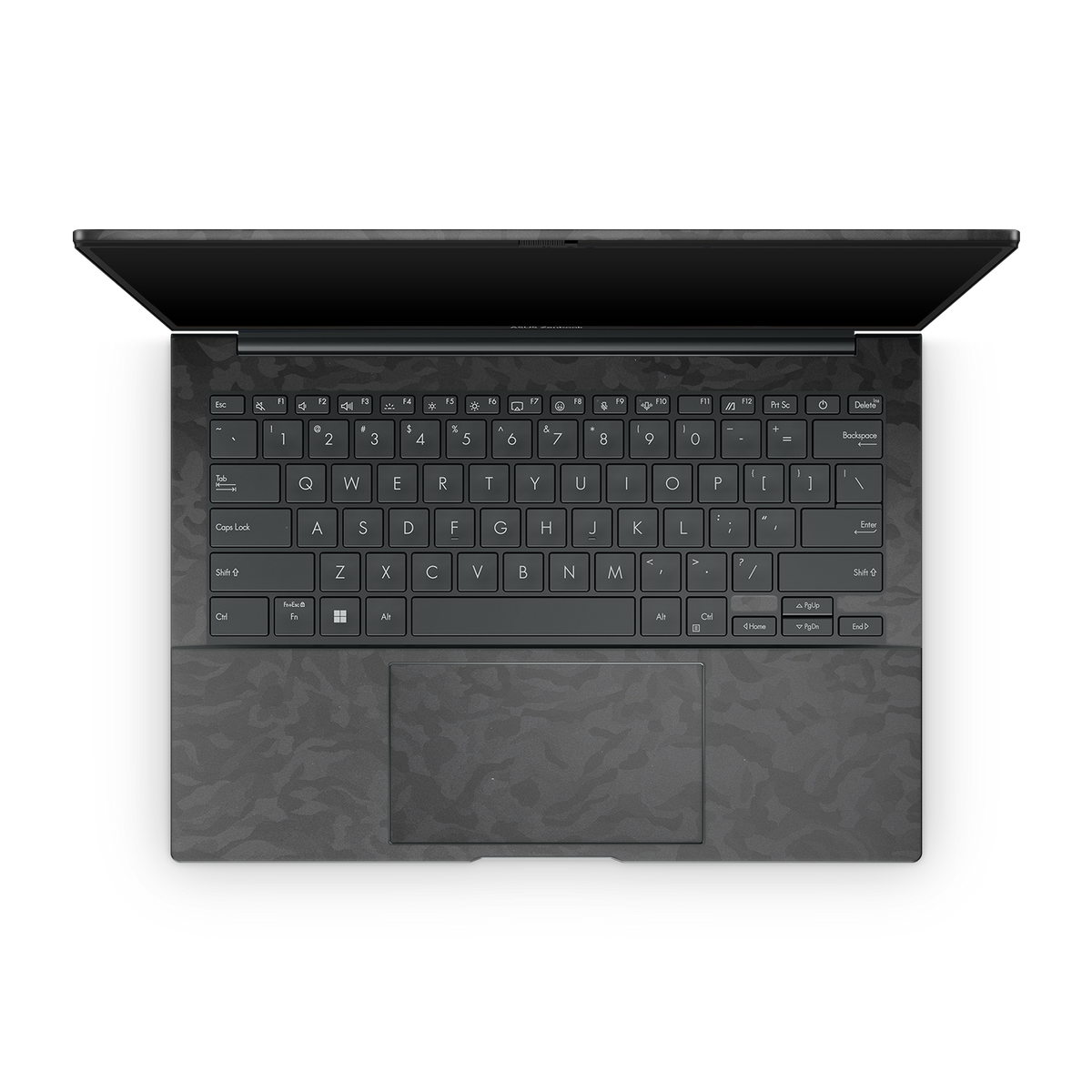 Asus Zenbook 14 Oled 2024 Premium Interior Black Camo Skin Wrap Cover
