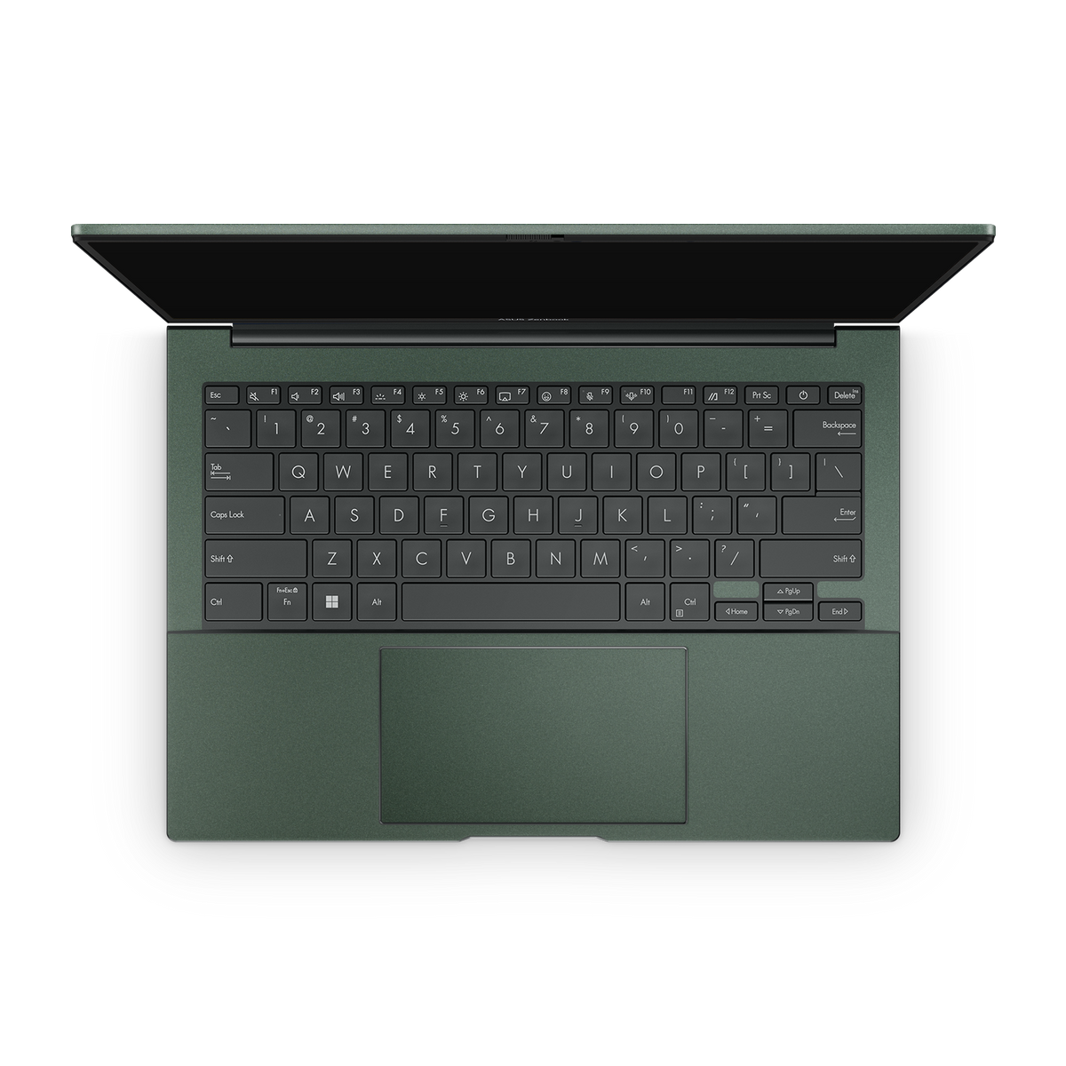 Asus Zenbook 14 OLED 2024 Premium Interior Matte Green Metallic Skin Wrap Cover