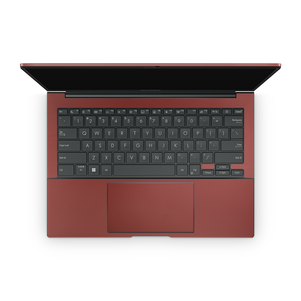 Asus Zenbook 14 OLED 2024 Premium Interior Vampire Red Skin Wrap Cover
