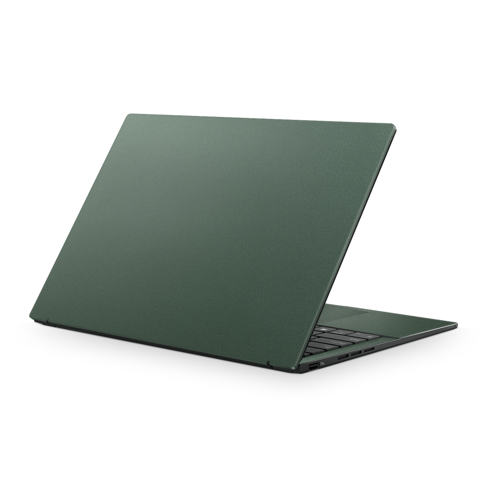 Asus Zenbook 14 OLED 2024 Premium Matte Green Metallic Skin Wrap Cover
