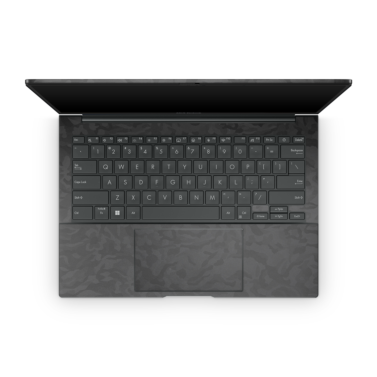 Asus Zenbook 14 Oled 2024 Professional Interior Black Camo Skin Wrap Cover