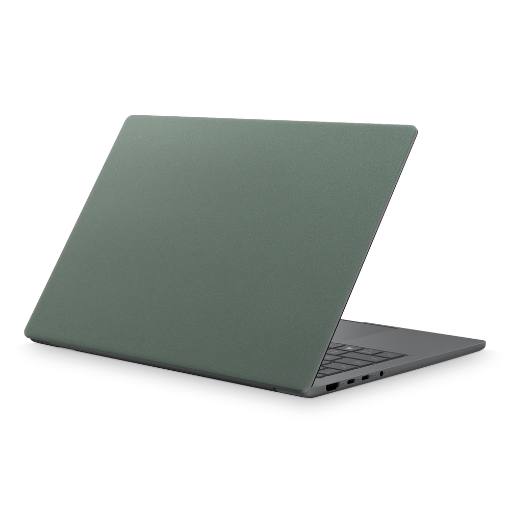 Asus Zenbook A14 2025 Essentials Matte Green Metallic Skin Wrap Cover
