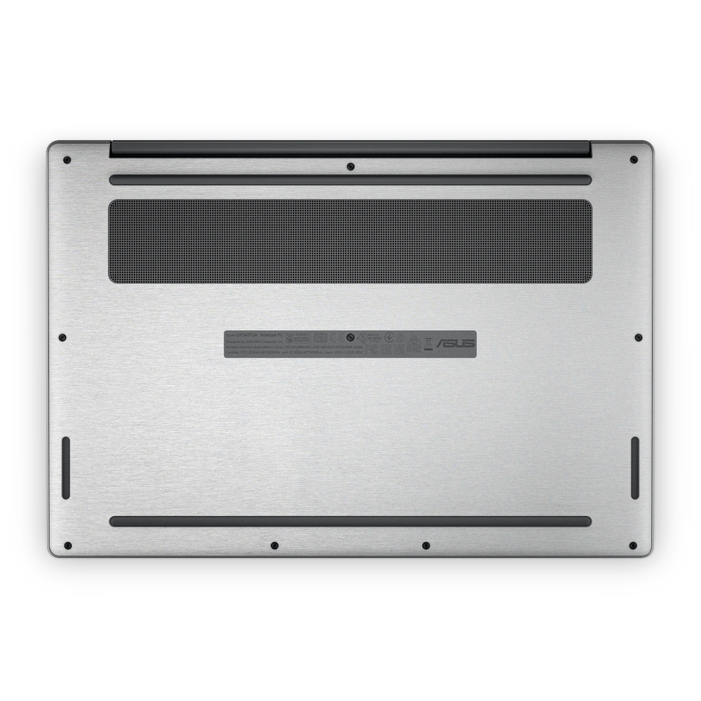 Asus Zenbook A14 2025 Professional Bottom Brushed Aluminum Skin Wrap Cover