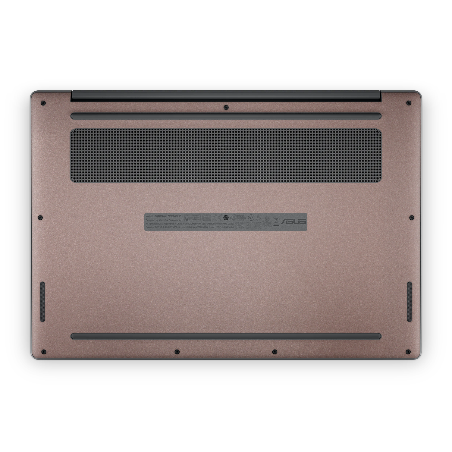 Asus Zenbook A14 2025 Professional Bottom Satin Frozen Berry Skin Wrap Cover
