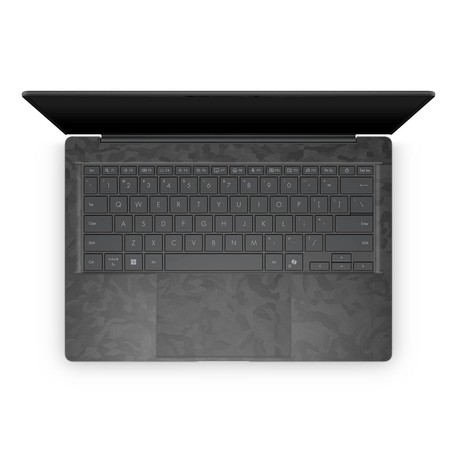 Asus Zenbook A14 2025 Professional Interior Black Camo Skin Wrap Cover