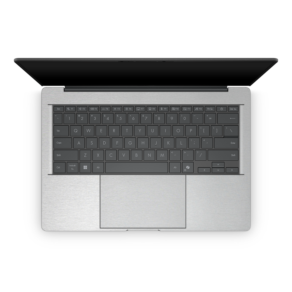 Asus Zenbook A14 2025 Professional Interior Brushed Aluminum Skin Wrap Cover
