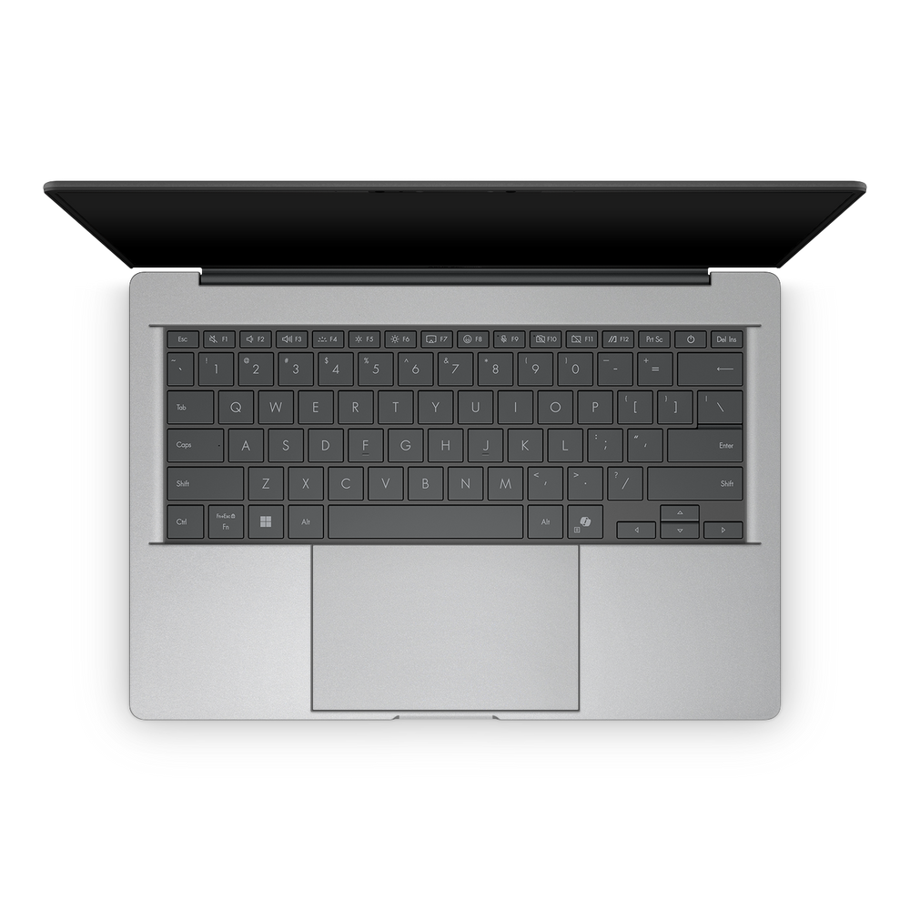 Asus Zenbook A14 2025 Professional Interior Satin Aluminum Skin Wrap Cover