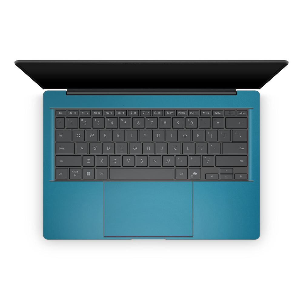 Asus Zenbook A14 2025 Professional Interior Satin Ocean Shimmer Skin Wrap Cover