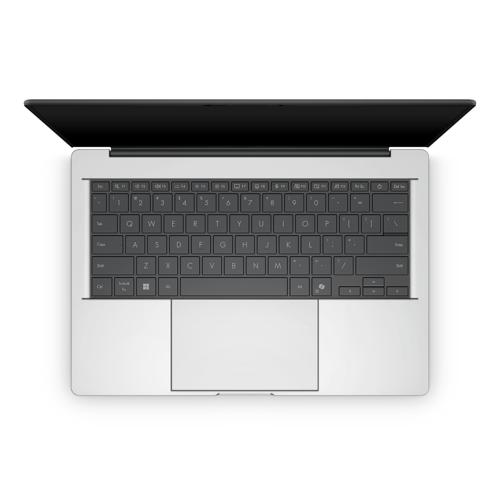 Asus Zenbook A14 2025 Professional Interior Satin White Skin Wrap Cover