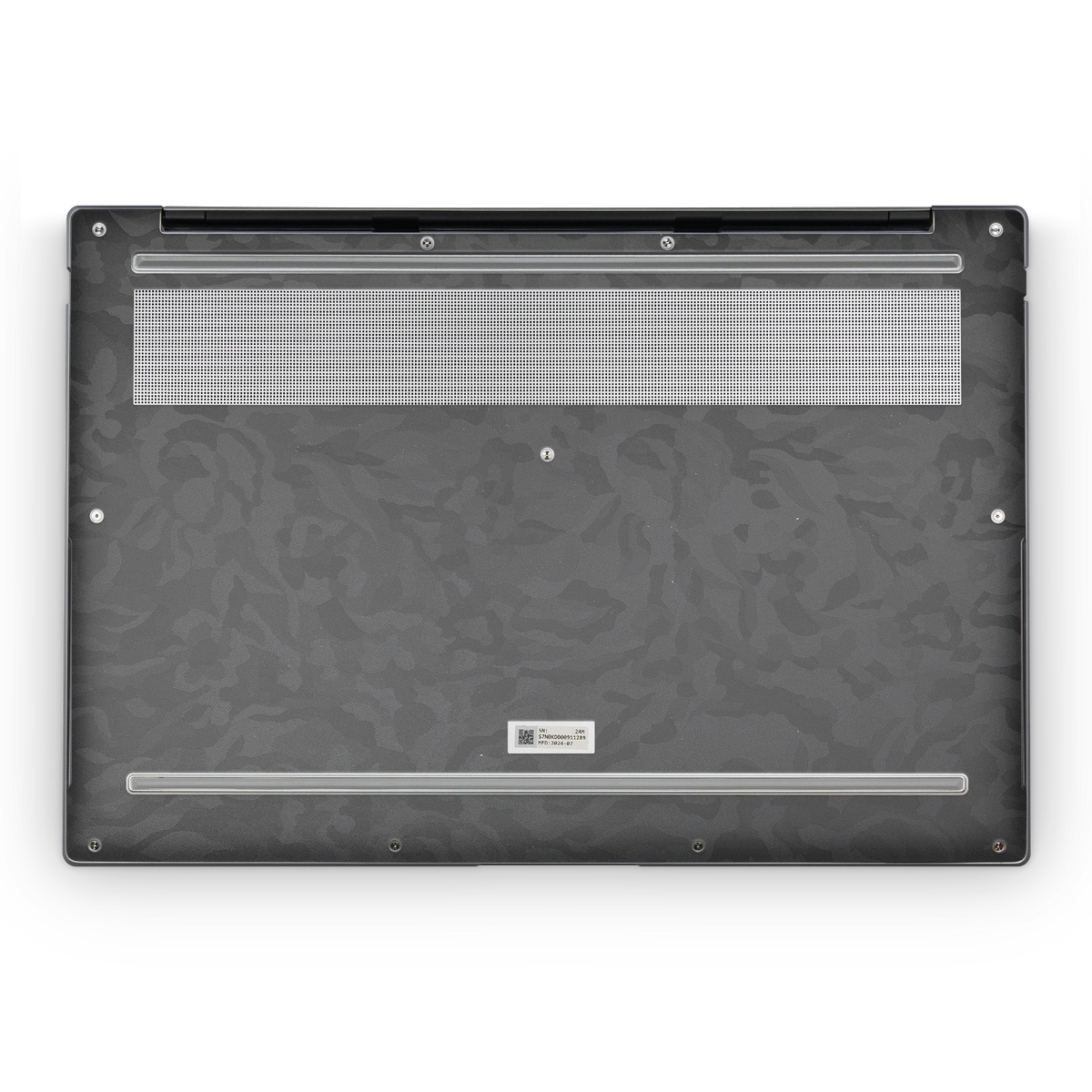 Asus Zenbook S14 2024 Premium Bottom Black Camo Skin Wrap Cover