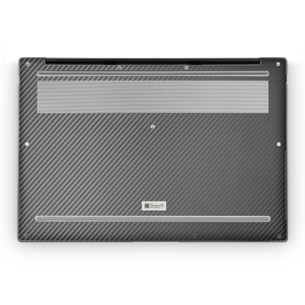 Asus Zenbook S14 2024 Premium Bottom Black Carbon Fiber Skin Wrap Cover