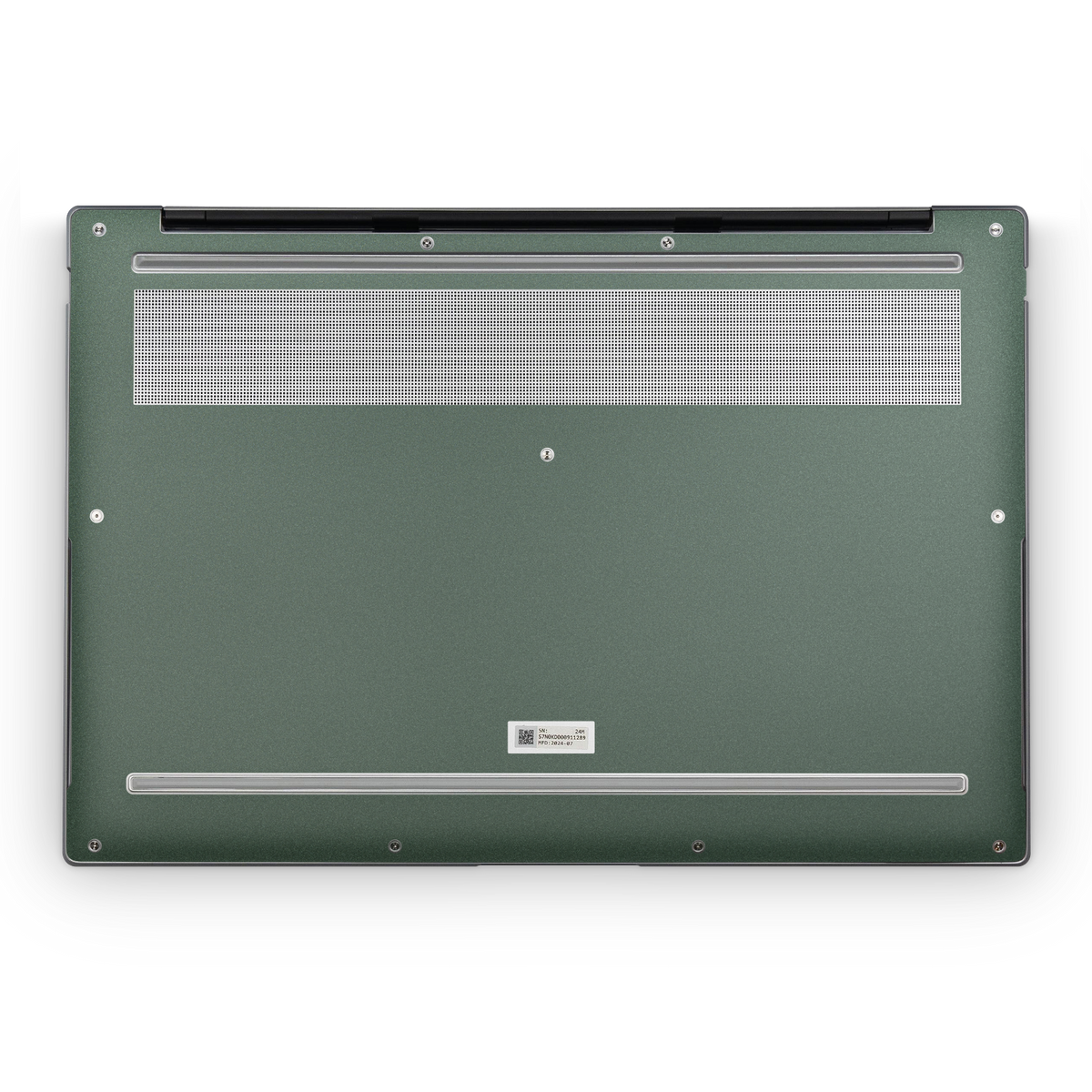 Asus ZenBook S14 2024 Premium Bottom Matte Green Metallic Skin Wrap Cover