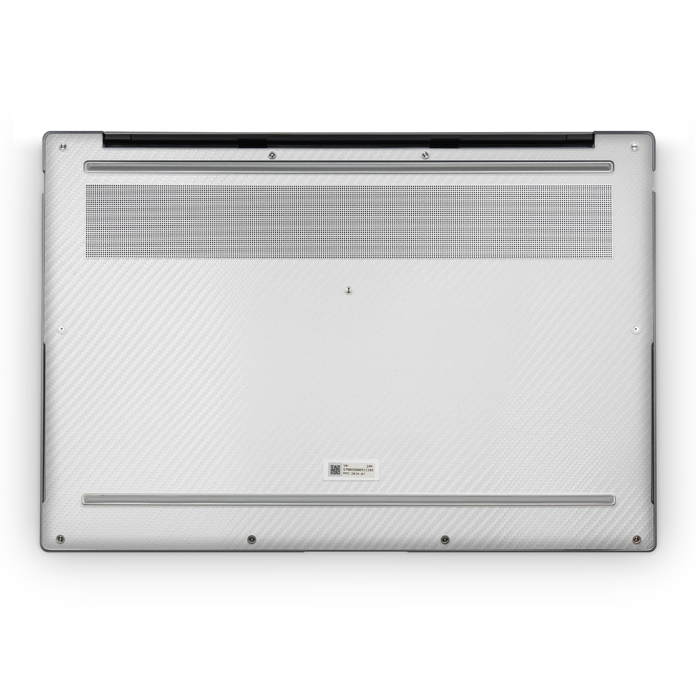 Asus Zenbook S14 2024 Premium Bottom White Carbon Fiber Skin Wrap Cover