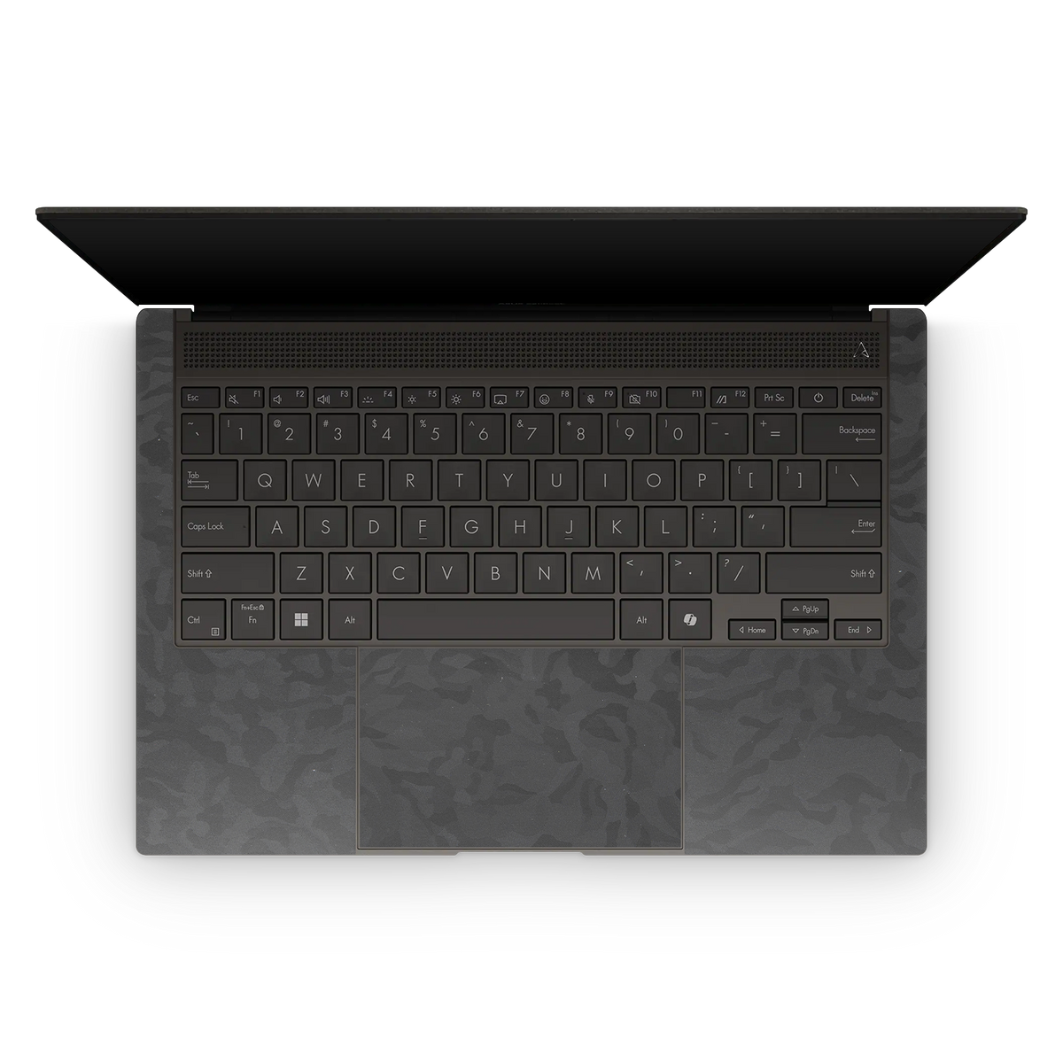 Asus Zenbook S14 2024 Premium Interior Black Camo Skin Wrap Cover