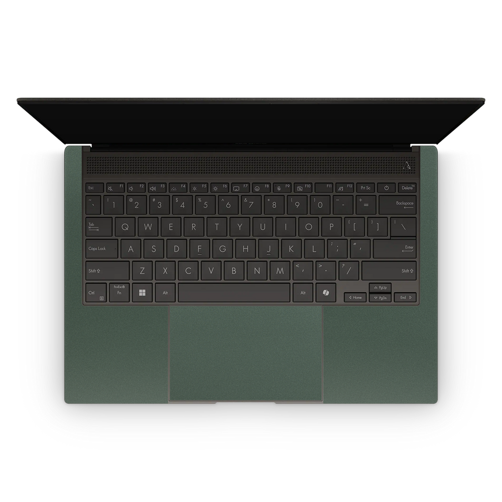Asus ZenBook S14 2024 Premium Interior Matte Green Metallic Skin Wrap Cover