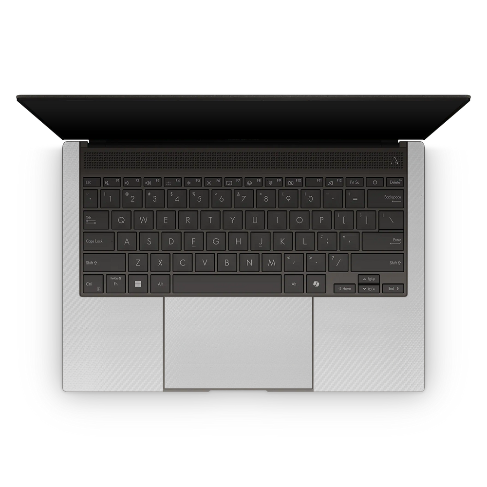 Asus Zenbook S14 2024 Premium Interior White Carbon Fiber Skin Wrap Cover