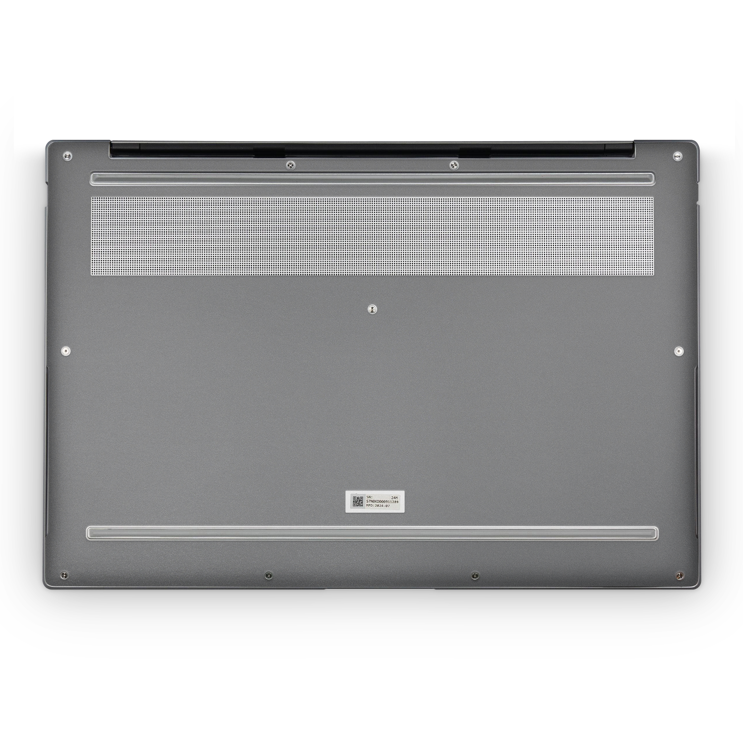 Asus Zenbook S14 2024 Professional Bottom Charcoal Grey Skin Wrap Cover