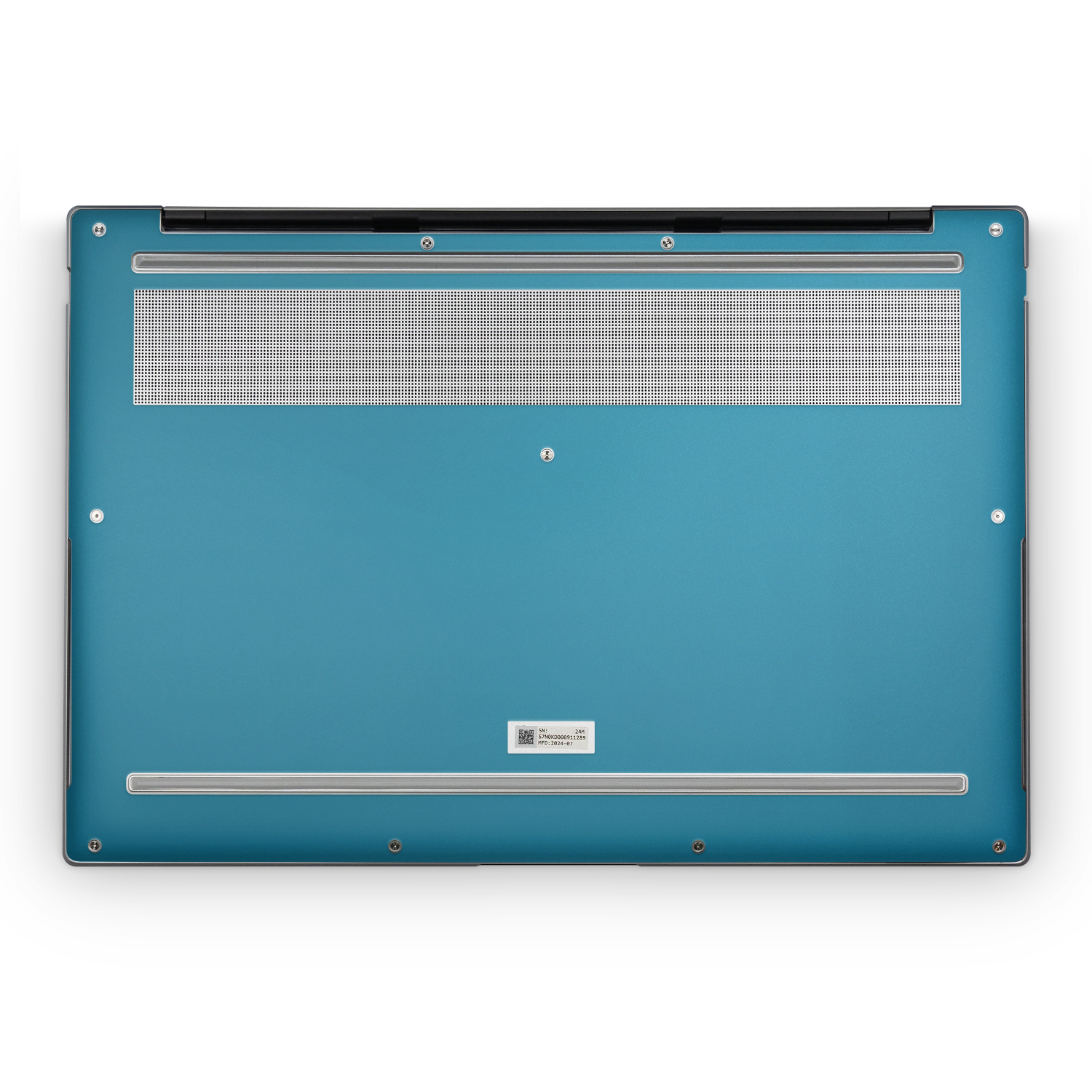 Asus Zenbook S14 2024 Professional Bottom Satin Ocean Shimmer Skin Wrap Cover