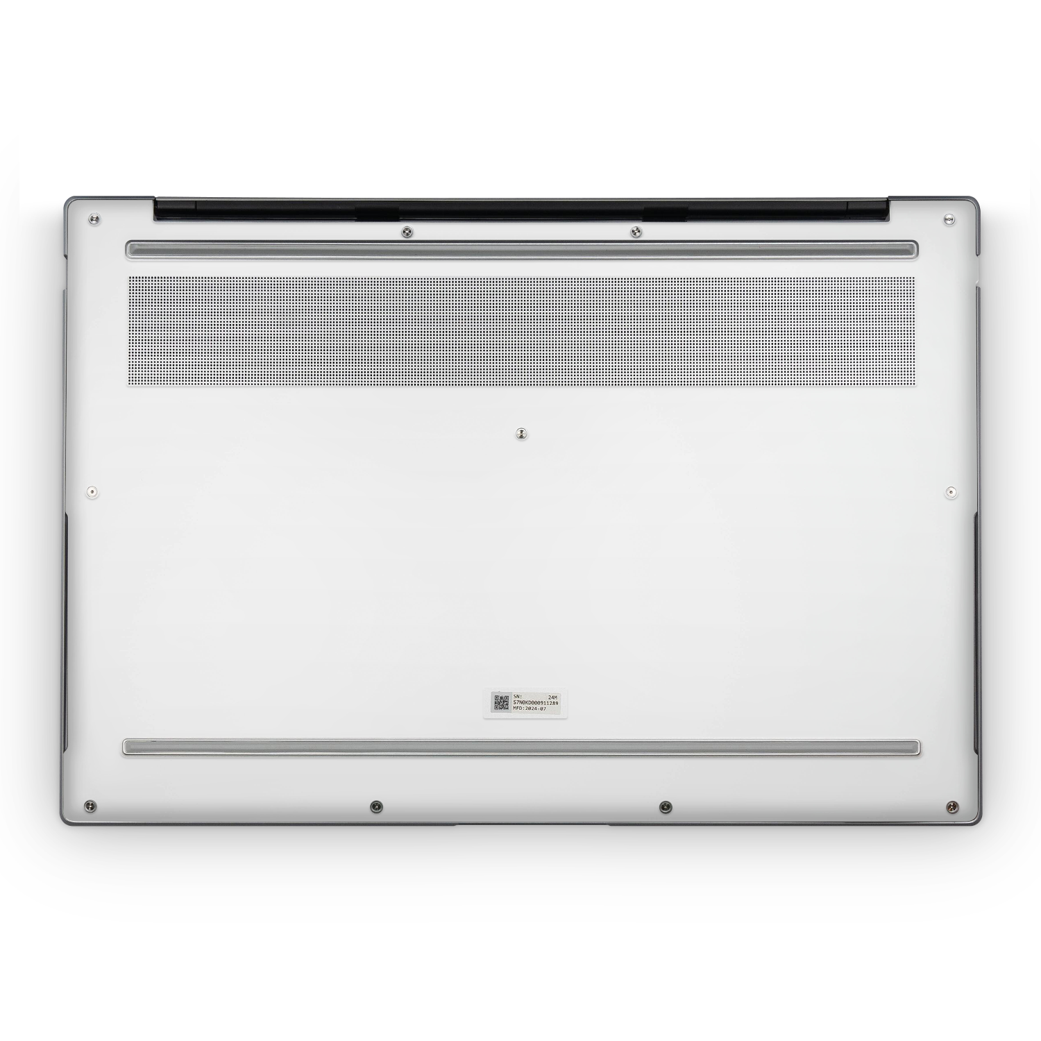 Asus Zenbook S14 2024 Professional Bottom Satin White Skin Wrap Cover