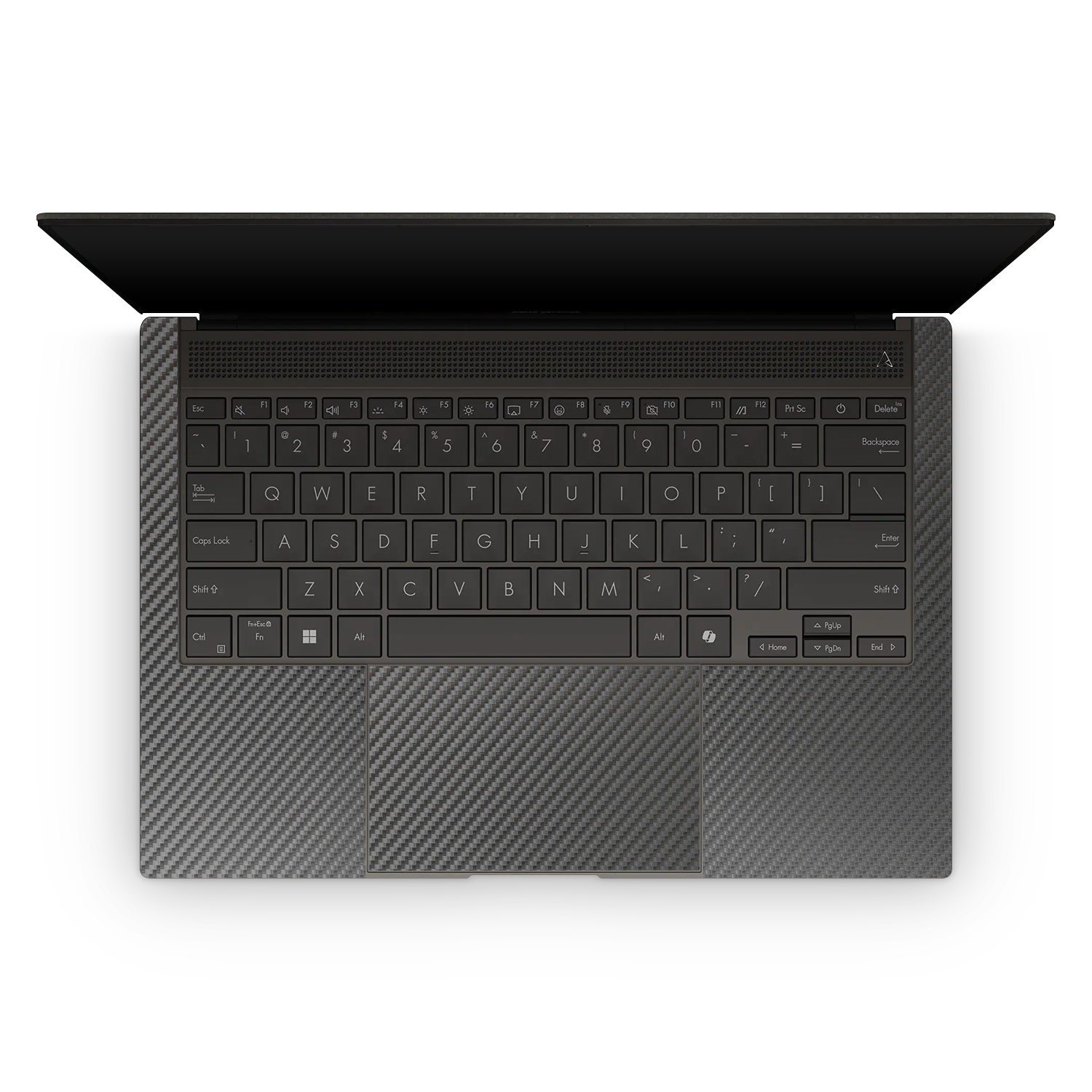 Asus Zenbook S14 2024 Professional Interior Black Carbon Fiber Skin Wrap Cover