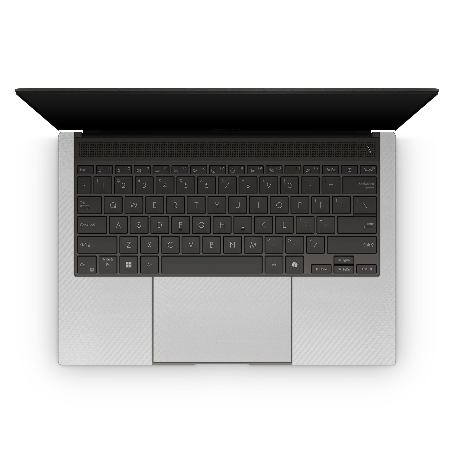 Asus Zenbook S14 2024 Professional Interior White Carbon Fiber Skin Wrap Cover