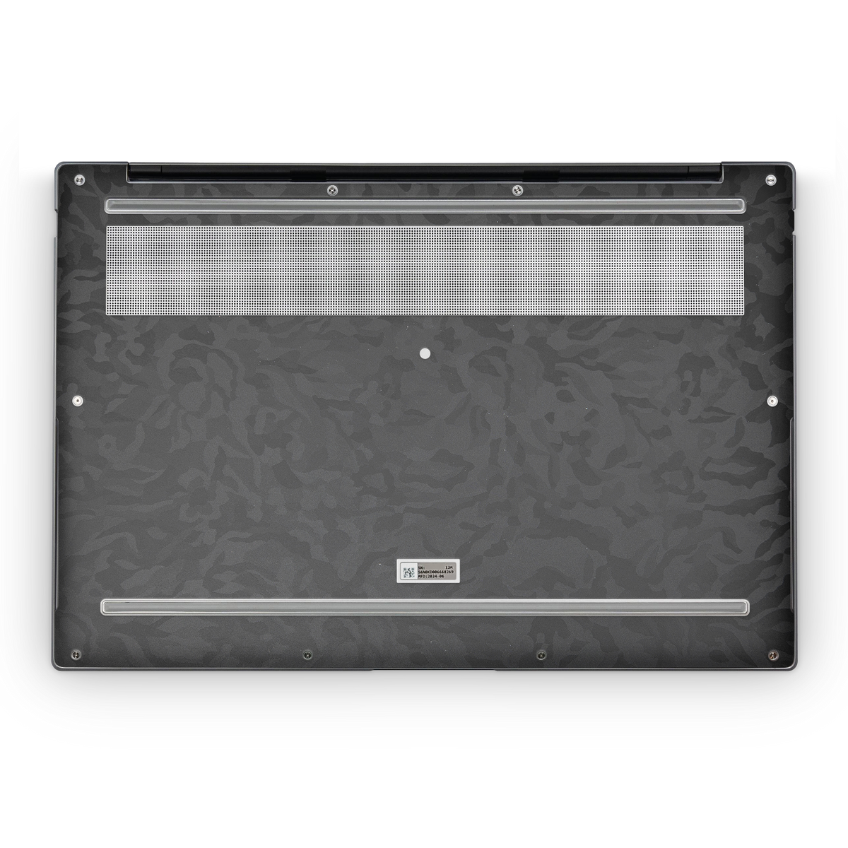 Asus Zenbook S16 2024 Premium Bottom Black Camo Skin Wrap Cover