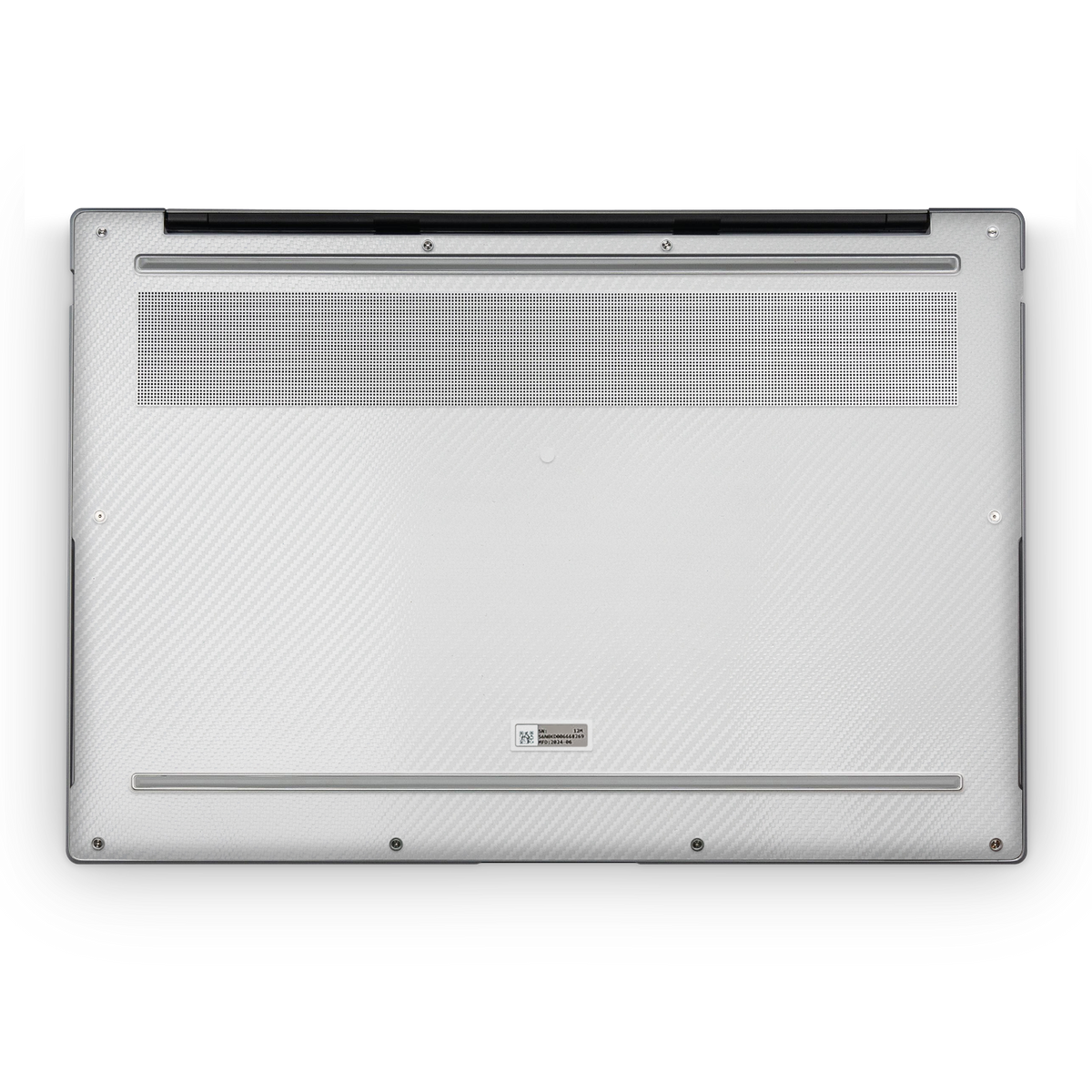 Asus Zenbook S16 2024 Premium Bottom White Carbon Fiber Skin Wrap Cover
