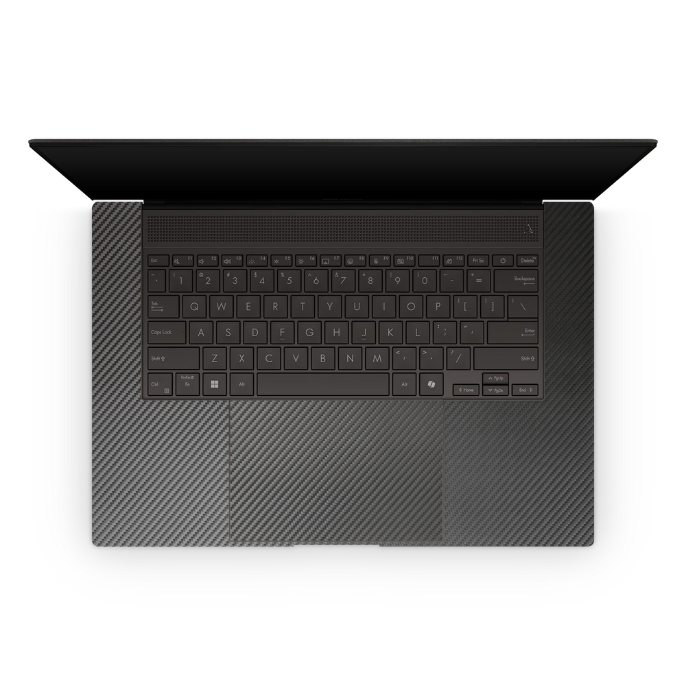 Asus Zenbook S16 2024 Premium Interior Black Carbon Fiber Skin Wrap Cover