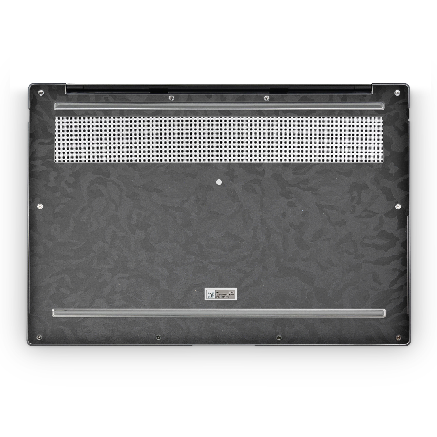Asus Zenbook S16 2024 Professional Bottom Black Camo Skin Wrap Cover