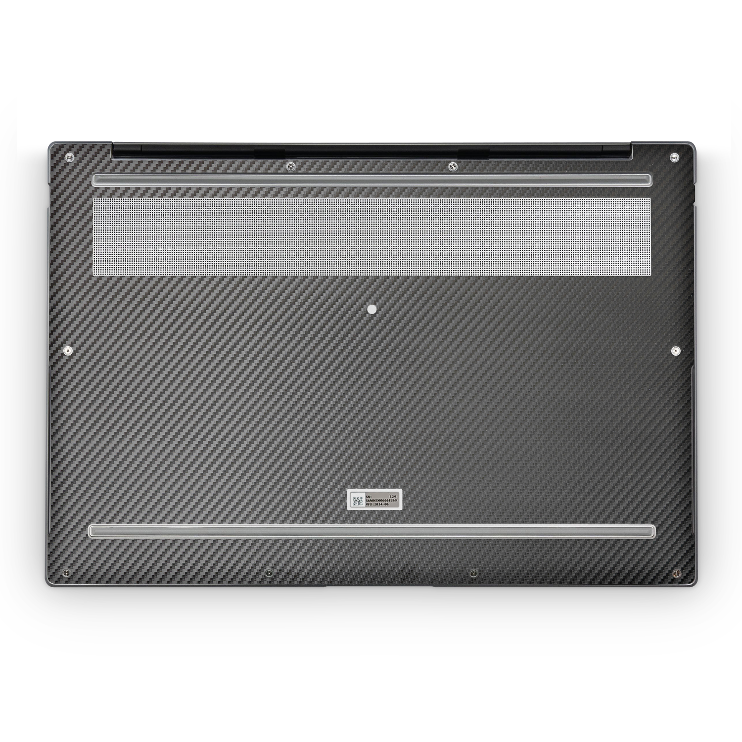 Asus Zenbook S16 2024 Professional Bottom Black Carbon Fiber Skin Wrap Cover