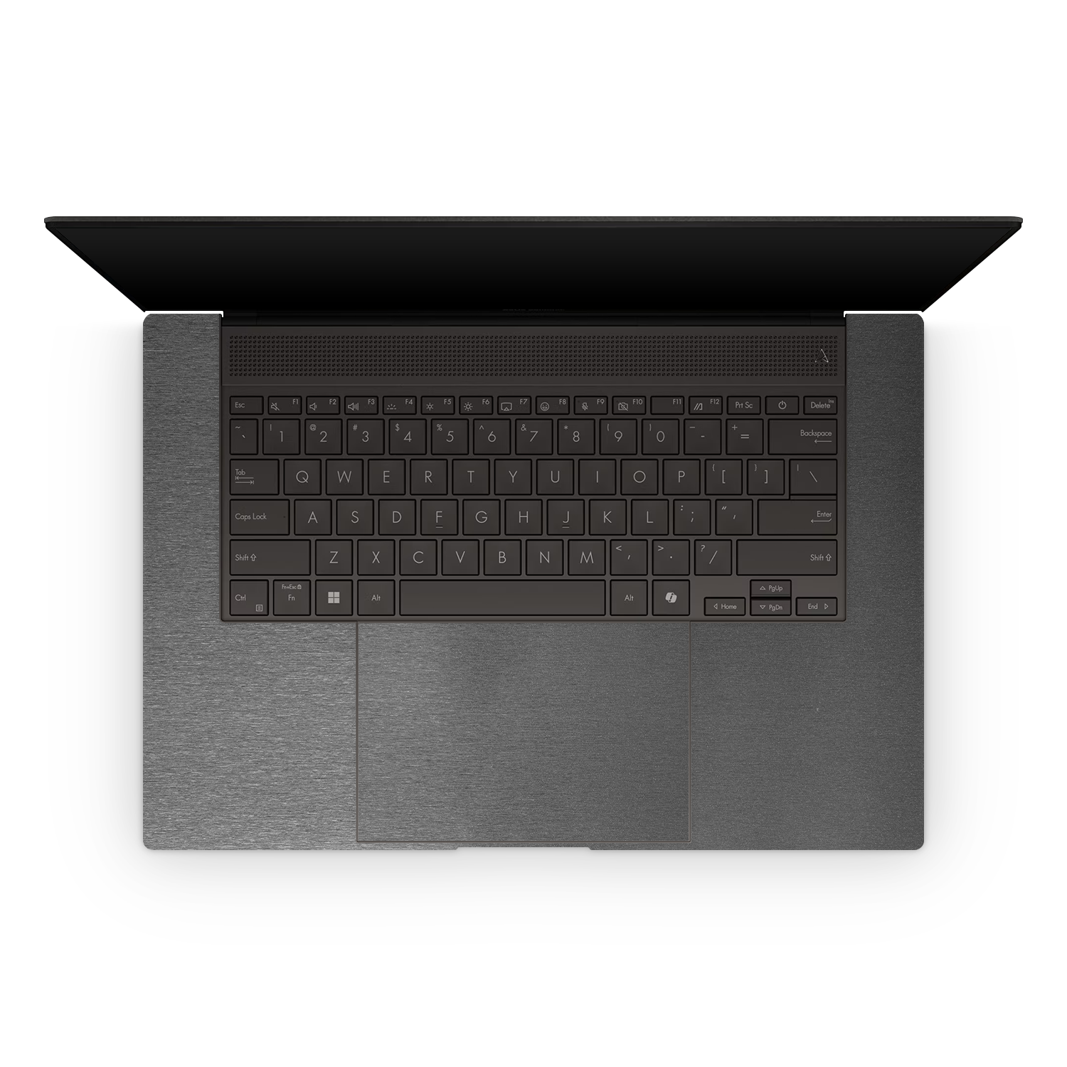 Asus Zenbook S16 2024 Professional Interior Brushed Black Skin Wrap Cover