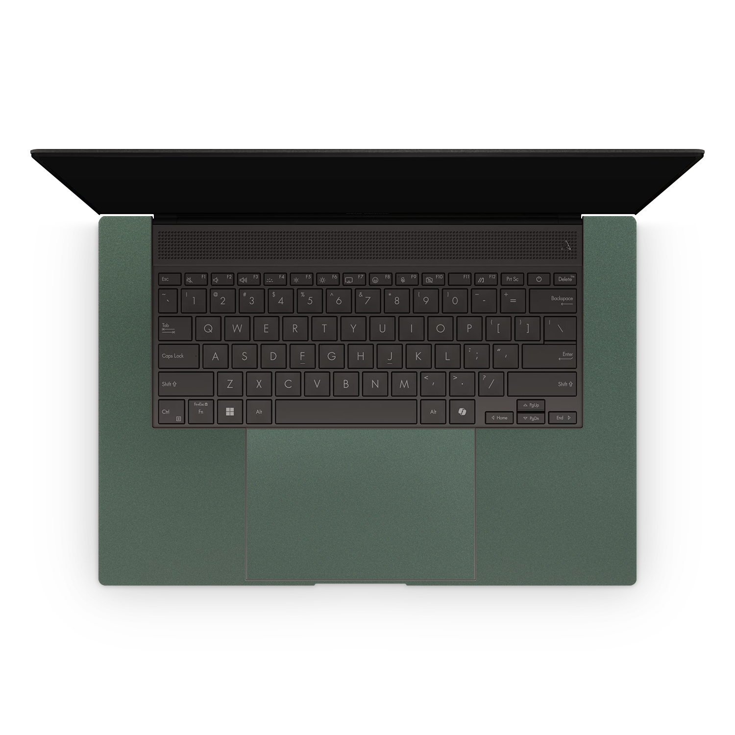 Asus ZenBook S16 2024 Professional Interior Matte Green Metallic Skin Wrap Cover