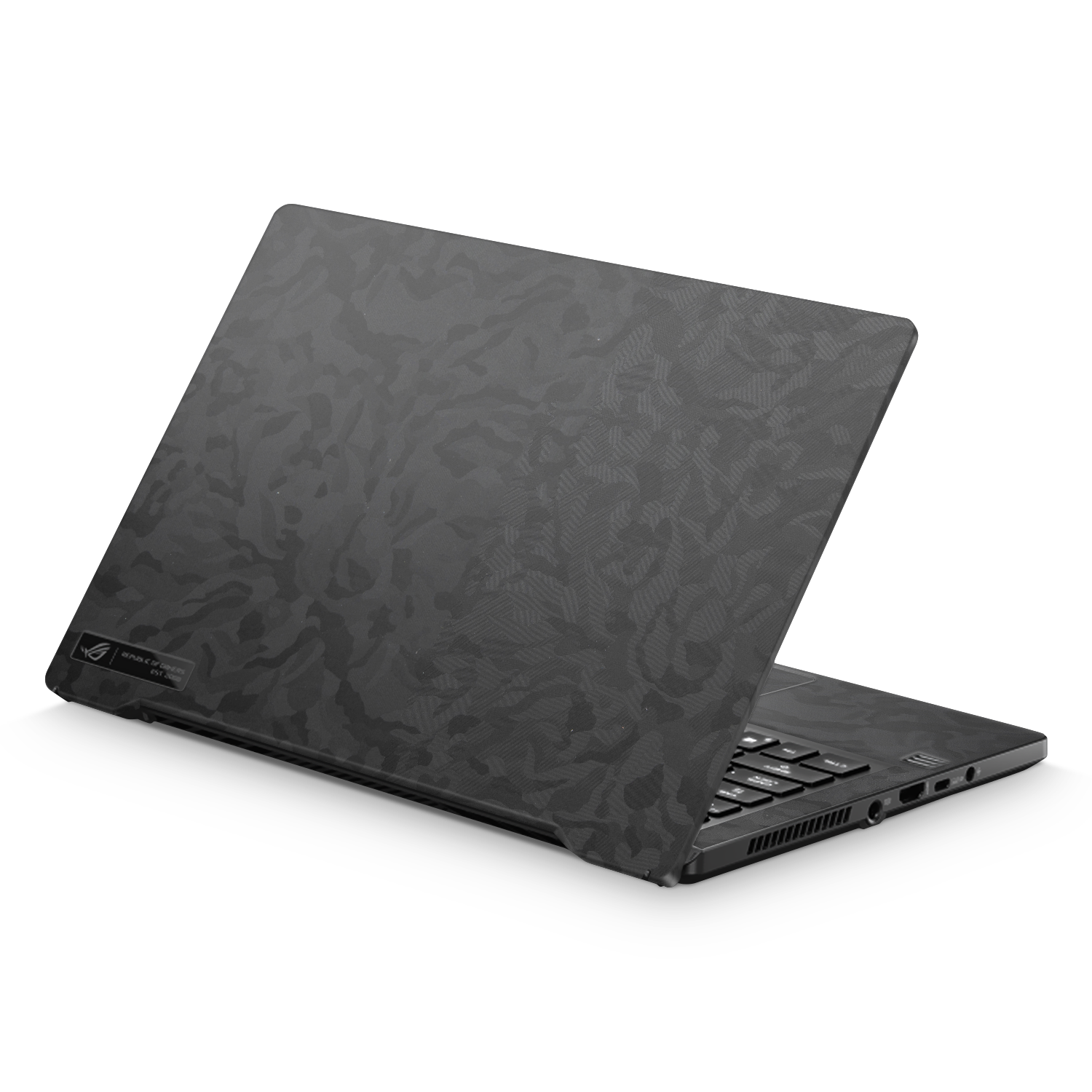 Asus Zephyrus G14 2021 Professional Black Camo Skin Wrap Cover