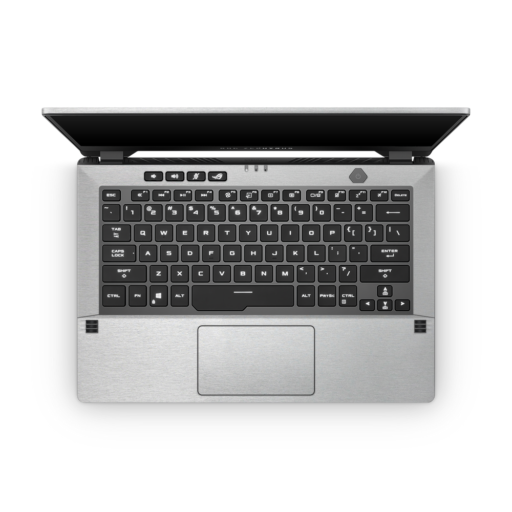 Asus Zephyrus G14 2021 Professional Interior Brushed Aluminum Skin Wrap Cover