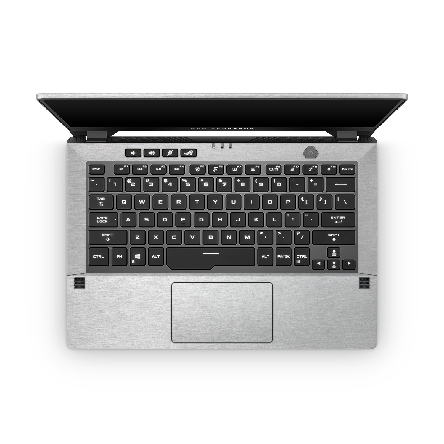 Asus Zephyrus G14 2021 Professional Interior Brushed Aluminum Skin Wrap Cover