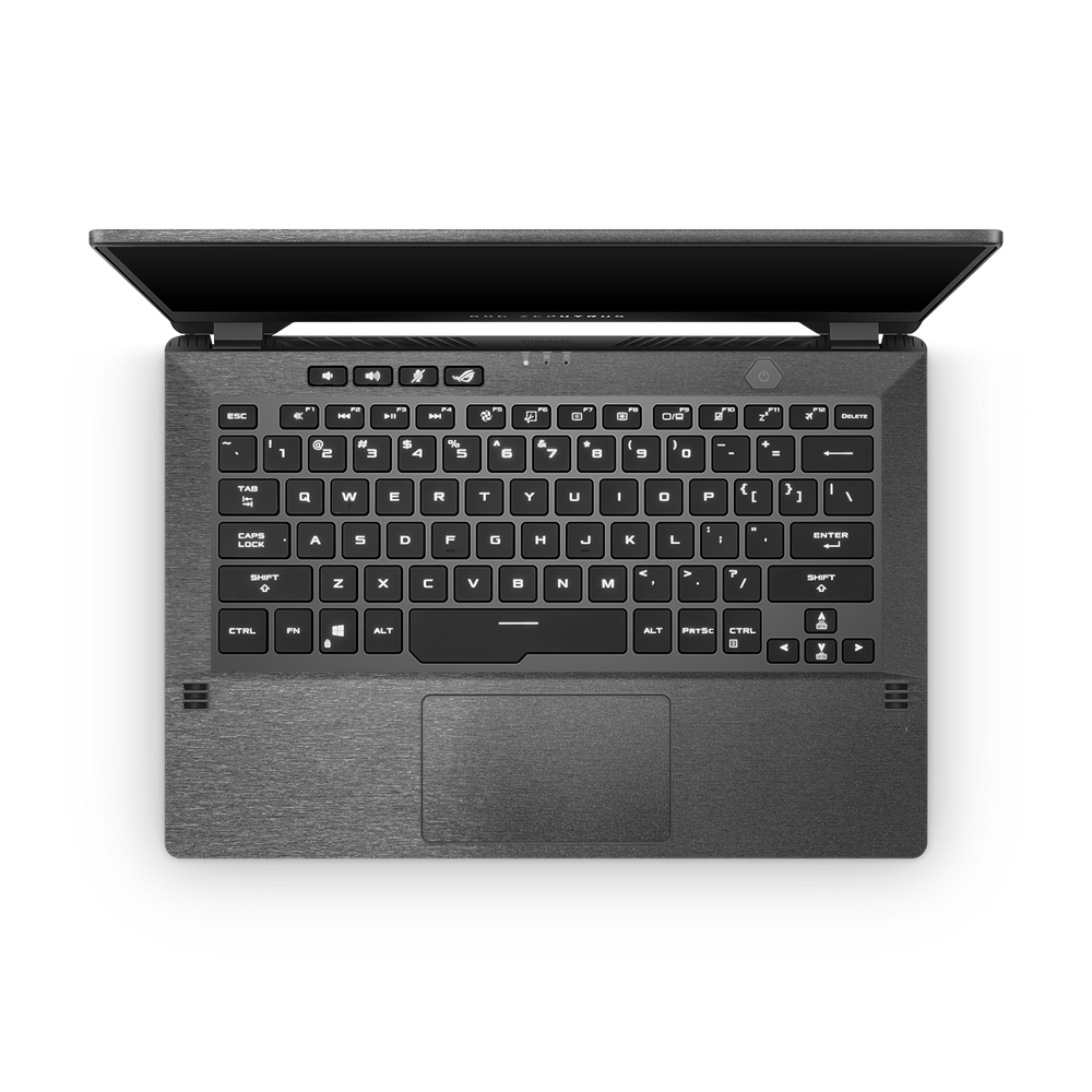 Asus Zephyrus G14 2021 Professional Interior Brushed Black Skin Wrap Cover